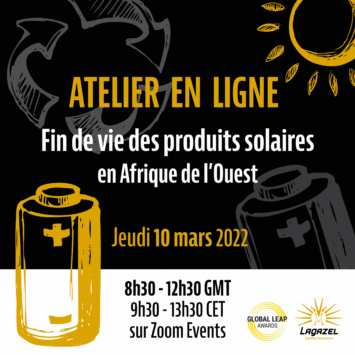 Fin de vie des produits solaires en Afrique de l’ouest